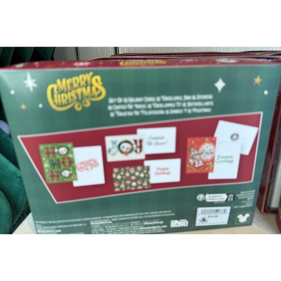 2025 Disney Parks Christmas Cards 4 Designs Santa Mickey Magical Place Holiday - Picture 2 of 2